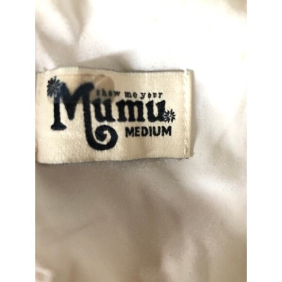 Show Me Your Mumu Bristol Dress Floral Sleeveless Square Neck Maxi Tank White M - Picture 7 of 8